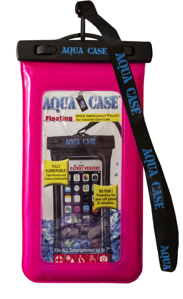 Aqua Case Floating 100% Waterproof Pouch 6"